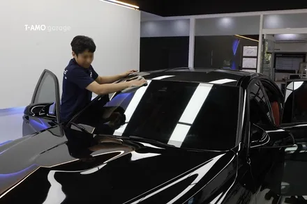 BMW F80 M3 썬팅 솔라가드프리미엄 퀀텀 재시공 신차검수는 신월점에서 받기