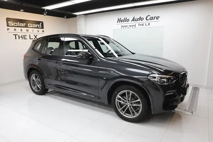 BMW x3 썬팅은 솔라가드 프리미엄 더엘엑스 티타늄 으로 G01 20i