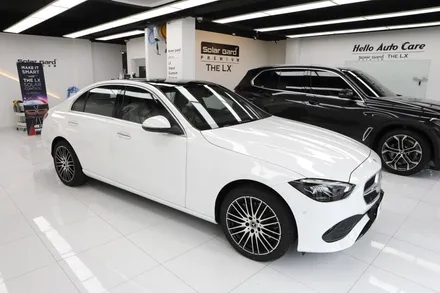 인천썬팅 솔라가드프리미엄 LX 벤츠 C200 시공