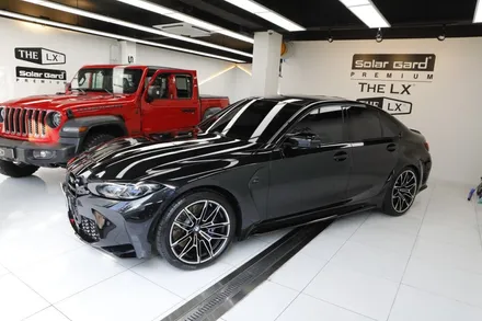 BMW M3컴페티션 열차단썬팅 솔라가드 제니스 ir 선택