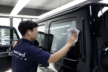 벤츠 지바겐 G63 AMG 썬팅 솔라가드프리미엄 퀀텀 시공은 신월점 강추