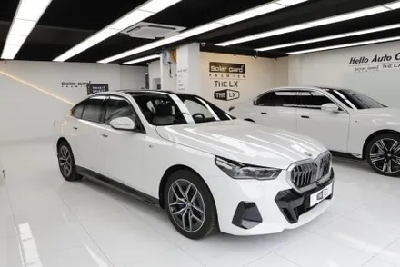 bmw i5 신차 출고 솔라가드 제니스ir 썬팅 전파간섭 걱정 없음(카슈타인)