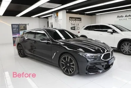 일산 bmw 크롬죽이기 M850i 크롬딜리트 랩핑(헬로배터리)