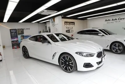 꽃샘추위가 가고 다가올 폭염을 대비하는 올바른 썬팅 선택(BMW M850i)