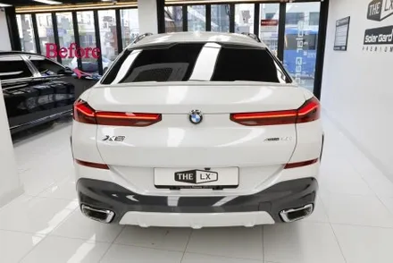 부천 랩핑 BMW X6 페이스리프트 크롬죽이기(블랙팩 작업)