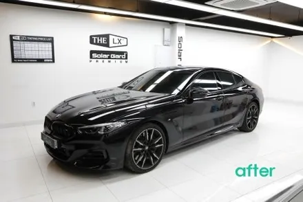 일산 bmw 크롬죽이기 M850i 크롬딜리트 랩핑(헬로배터리)