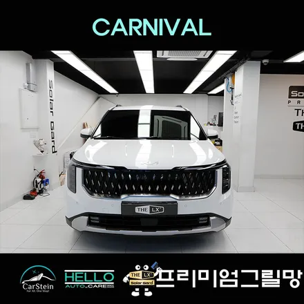 더 뉴 카니발 그릴 튜닝 프리미엄 그릴망 설치하면 벌레로부터 안전해요(헬로오토)