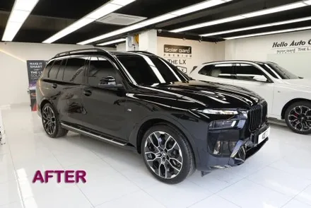 BMW 크롬죽이기 랩핑 X7 40i 크롬딜리트 작업하고 더 멋있어지기