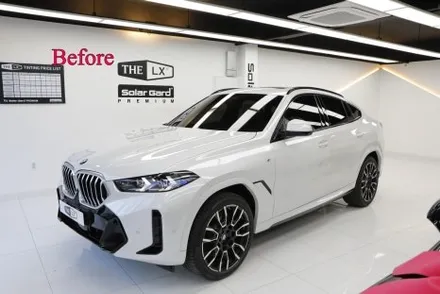부천 랩핑 BMW X6 페이스리프트 크롬죽이기(블랙팩 작업)