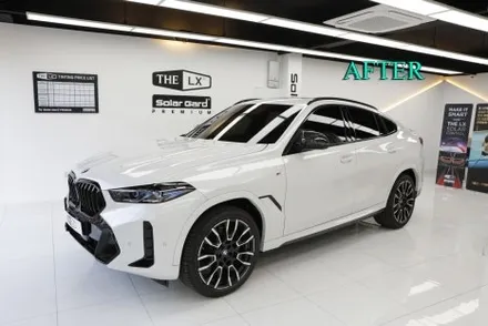 부천 랩핑 BMW X6 페이스리프트 크롬죽이기(블랙팩 작업)