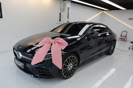 벤츠 CLS450 카반사이트블루 인천썬팅 솔라가드 퀀텀 진심 완전 딱 어울려!