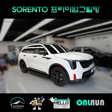 프리미엄 라디에이터 그릴망 쏘렌토 시공 이야기