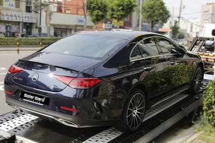벤츠 CLS450 카반사이트블루 인천썬팅 솔라가드 퀀텀 진심 완전 딱 어울려!