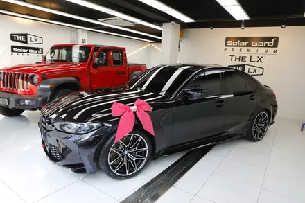 BMW M3컴페티션 열차단썬팅 솔라가드 제니스 ir 선택