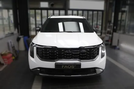 카니발 요트 바닥 월넛브라운 LED 도어스커프까지 패키지 튜닝