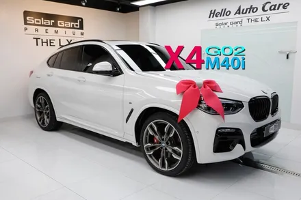 12월 BMW 출고 X4 (M40i)썬팅 추천 솔라가드 프리미엄 더엘엑스 퀀텀
