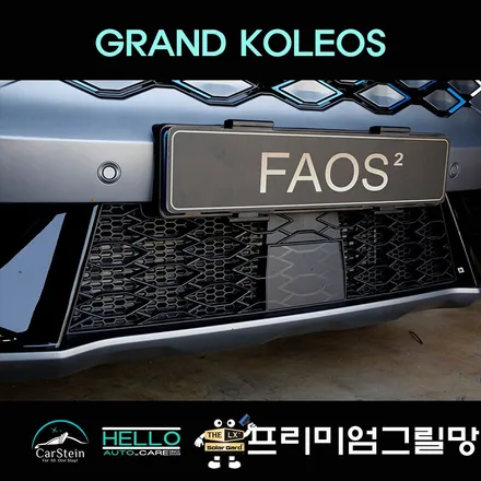 그랑콜레오스 프리미엄 그릴망 작업하고 라디에이터 보호하기