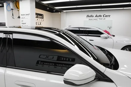 bmw i5 신차 출고 솔라가드 제니스ir 썬팅 전파간섭 걱정 없음(카슈타인)