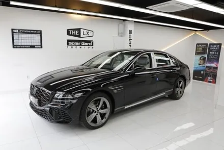 부천 썬팅 제네시스 G80 페이스리프트 솔라가드 LX 시공