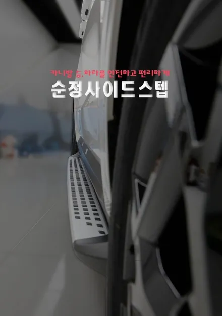 인천 카니발 순정 사이드스텝 튜온 그래비티 엑스라인 전용 무광블랙 완벽 장착기!