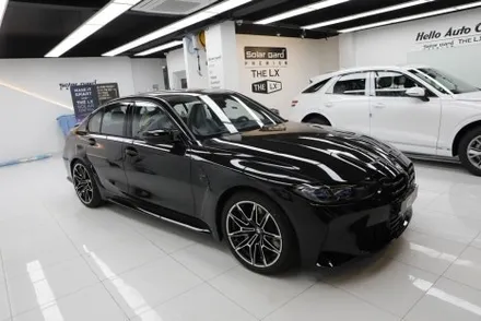 BMW M3컴페티션 열차단썬팅 솔라가드 제니스 ir 선택