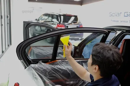 BMW F80 M3 썬팅 솔라가드프리미엄 퀀텀 재시공 신차검수는 신월점에서 받기