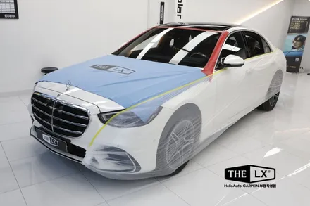 벤츠 S클래스 S400d 썬팅 더엘엑스 퀀텀 옳아!