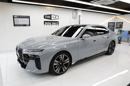일산 썬팅 BMW i7 브루클린 그레이 열차단 썬팅은 솔라가드 LX