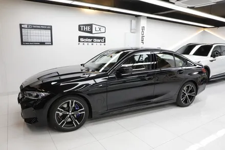 더엘엑스 S라인 가성비 끝판왕 열차단 세라믹 썬팅 BMW 320i에 하니 너무 좋네요.