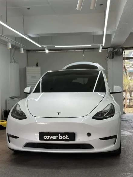 강서구 랩핑 테슬라 모델 Y 고광택 블랙 순정보다 좋은 점 / 서울 강서구 공항동