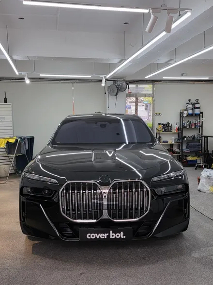 부천 시흥 랩핑 BMW 740d는 듀오톤이 기본. 고광택 필름 투톤 퀄리티 체크하세요 / 서울 강서구 공항동