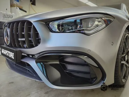 서울 cla45amg 부분랩핑시공 검정포인트랩핑! / 서울 강서구 공항동