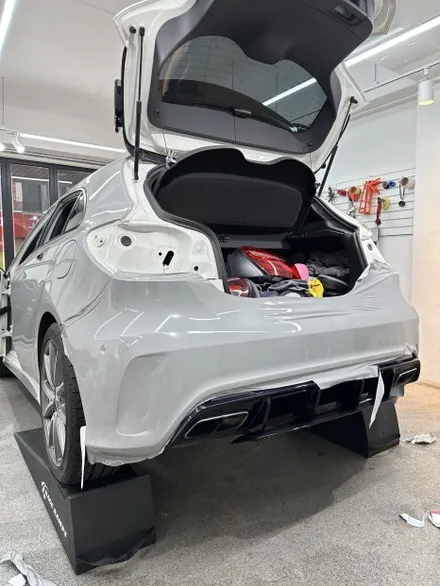 광진구 랩핑 A45AMG 스모그 PPF까지, 출력 상승된 것 같은 느낌 / 서울 강서구