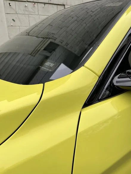 BMW F82 M4 전체랩핑 에이버리 엠뷸런스 옐로우 카스킨 / 서울 강서구 공항동