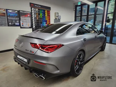 서울 cla45amg 부분랩핑시공 검정포인트랩핑! / 서울 강서구 공항동
