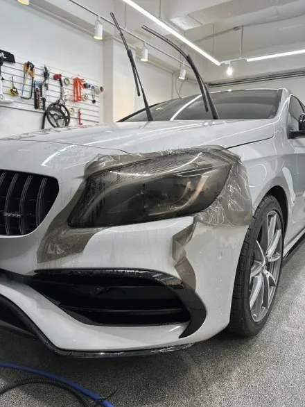 광진구 랩핑 A45AMG 스모그 PPF까지, 출력 상승된 것 같은 느낌 / 서울 강서구