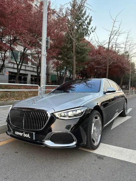 강남 랩핑 S580 마이바흐 듀오톤 투톤 코치라인 끝내줌 / 서울 강서구