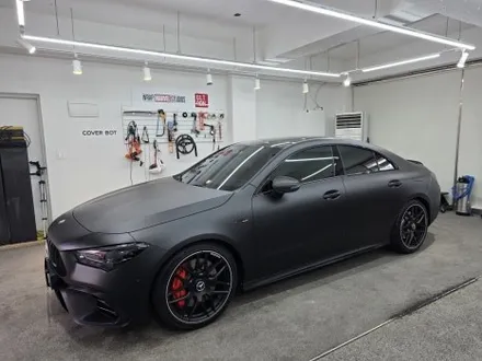 강서구 PPF 크롬죽이기 울트론 컬러 PPF 무광건식 시공으로 디테일 잡은 CLA 45 AMG 램프 스모그 PPF 까지 / 서울 강서구 공항동