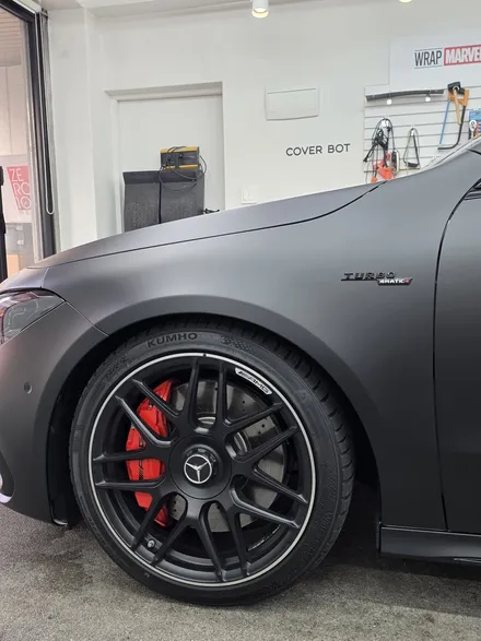 강서구 PPF 크롬죽이기 울트론 컬러 PPF 무광건식 시공으로 디테일 잡은 CLA 45 AMG 램프 스모그 PPF 까지 / 서울 강서구 공항동