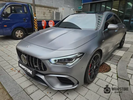 서울 cla45amg 부분랩핑시공 검정포인트랩핑! / 서울 강서구 공항동