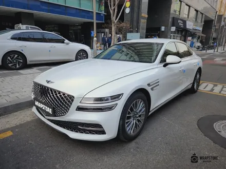 제네시스 g80 루프 블랙 ppf 시공 완전 거울인데요?! / 서울 강서구 공항동