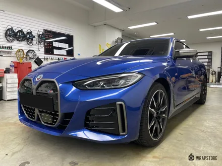 bmw i4 랩핑 시공으로 스포티하게 바뀐 외모 / 서울 강서구