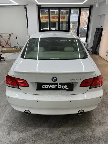 부천 랩핑 이제 우드는 그만! BMW 335i E92 실내 초고광택 하이그로시 적용! / 서울 강서구