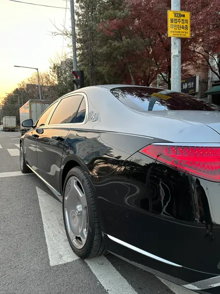 강남 랩핑 S580 마이바흐 듀오톤 투톤 코치라인 끝내줌 / 서울 강서구