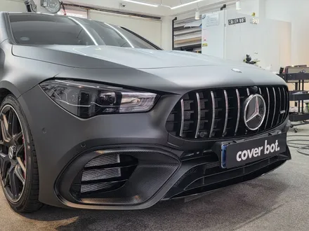 강서구 PPF 크롬죽이기 울트론 컬러 PPF 무광건식 시공으로 디테일 잡은 CLA 45 AMG 램프 스모그 PPF 까지 / 서울 강서구 공항동