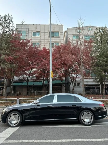 강남 랩핑 S580 마이바흐 듀오톤 투톤 코치라인 끝내줌 / 서울 강서구