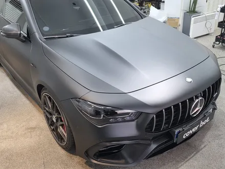 강서구 PPF 크롬죽이기 울트론 컬러 PPF 무광건식 시공으로 디테일 잡은 CLA 45 AMG 램프 스모그 PPF 까지 / 서울 강서구 공항동