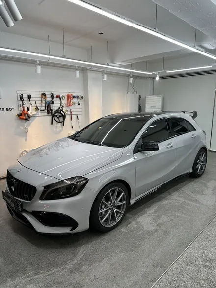 광진구 랩핑 A45AMG 스모그 PPF까지, 출력 상승된 것 같은 느낌 / 서울 강서구