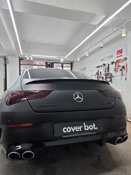 강서구 PPF 크롬죽이기 울트론 컬러 PPF 무광건식 시공으로 디테일 잡은 CLA 45 AMG 램프 스모그 PPF 까지 / 서울 강서구 공항동