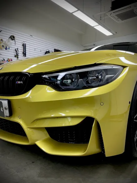 BMW m4 인텐스블루 전체랩핑 차량색상바꾸기 일산파주 에이버리 랩핑 / 서울 강서구 공항동